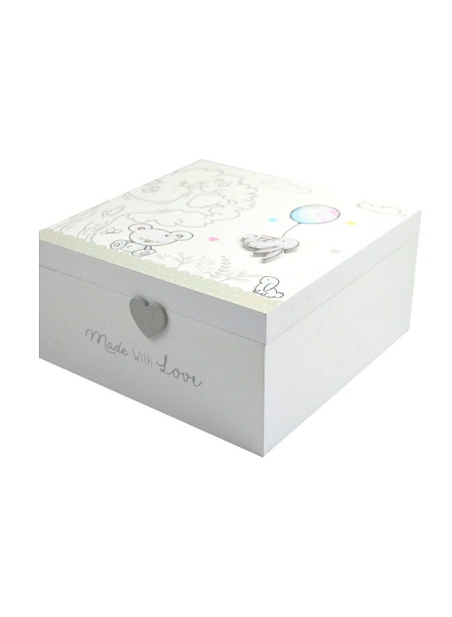 RSW Hugs Kisses Wooden Memories Keepsake Box
