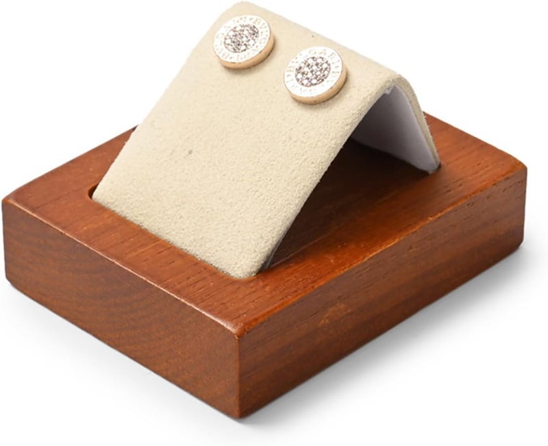 Woodten Solid Wood Jewelry Tray - Elegant Display Stand for Rings, Earrings, Bracelets & Necklaces - Image 1