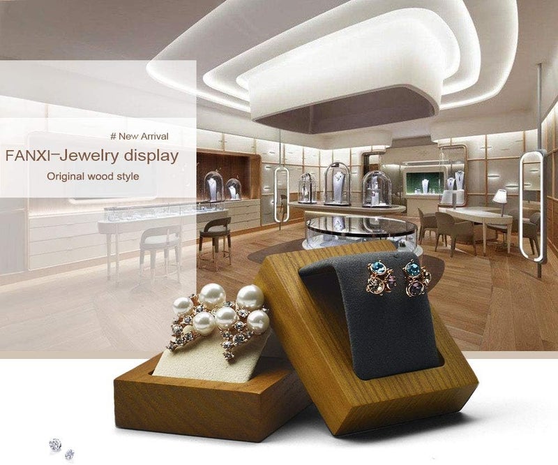 Woodten Solid Wood Jewelry Tray - Elegant Display Stand for Rings, Earrings, Bracelets & Necklaces - Image 5