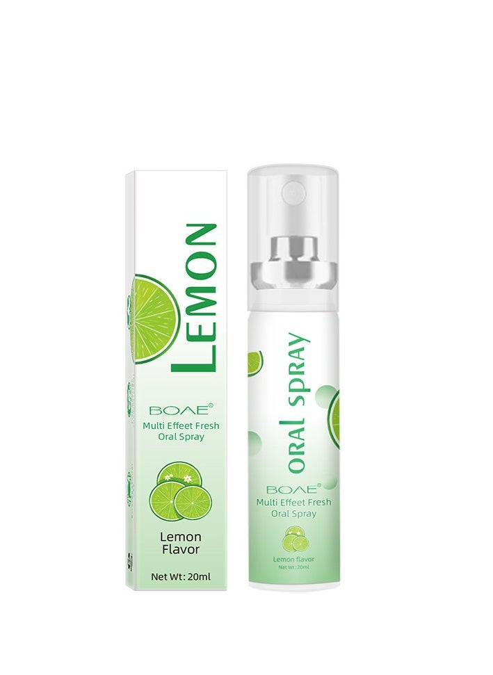 Lemon Lime Oral Spray, Breath Freshener 20ml, Long-lasting Fragrance Freshener, Fruit Oral Freshener 