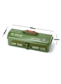 General Outdoor Tool Storage Box Portable Storage Box Camping Picnic Metal Tool Storage Box with Handle Tool Storage Box  - Image 2