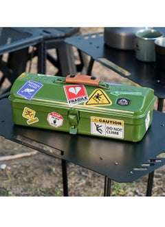 General Outdoor Tool Storage Box Portable Storage Box Camping Picnic Metal Tool Storage Box with Handle Tool Storage Box  - Image 3
