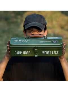 General Outdoor Tool Storage Box Portable Storage Box Camping Picnic Metal Tool Storage Box with Handle Tool Storage Box  - Image 4