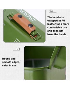 General Outdoor Tool Storage Box Portable Storage Box Camping Picnic Metal Tool Storage Box with Handle Tool Storage Box  - Image 5