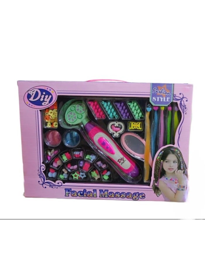Diy Hair Beading Machine with Accessories for Girls