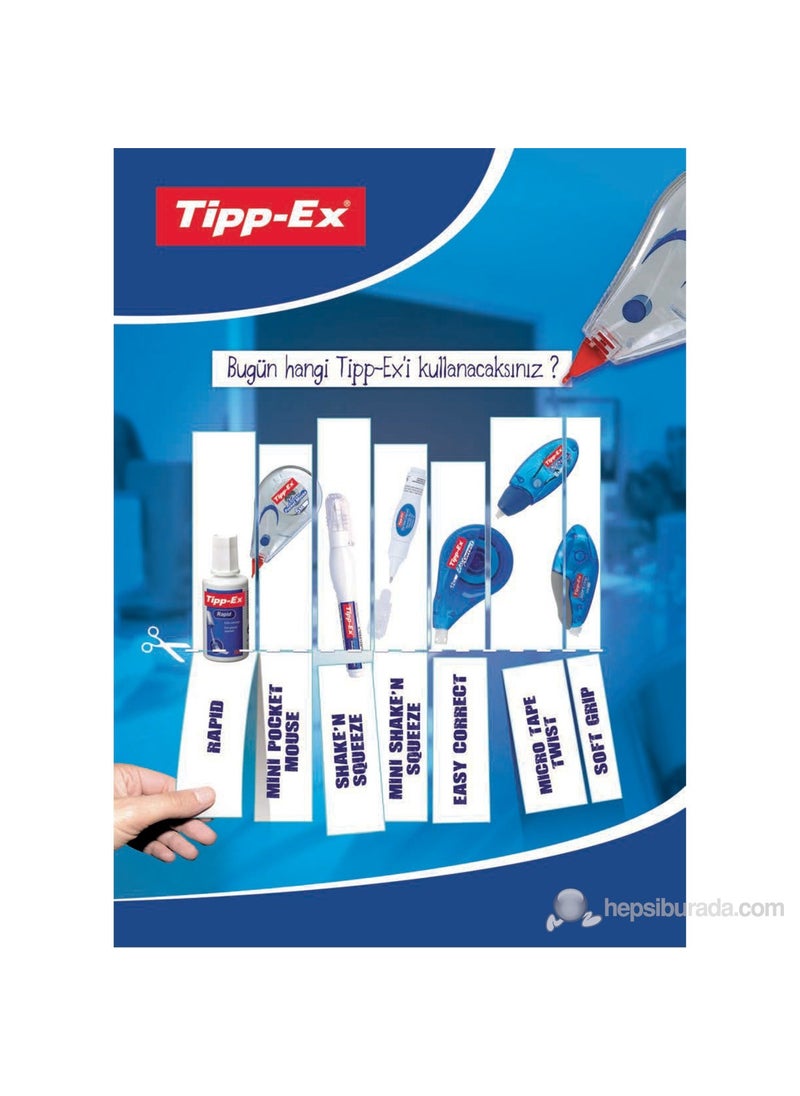 Bic - Tipp-Ex Micro Tape Twist Strip Trimmer Box of 10 - Image 1