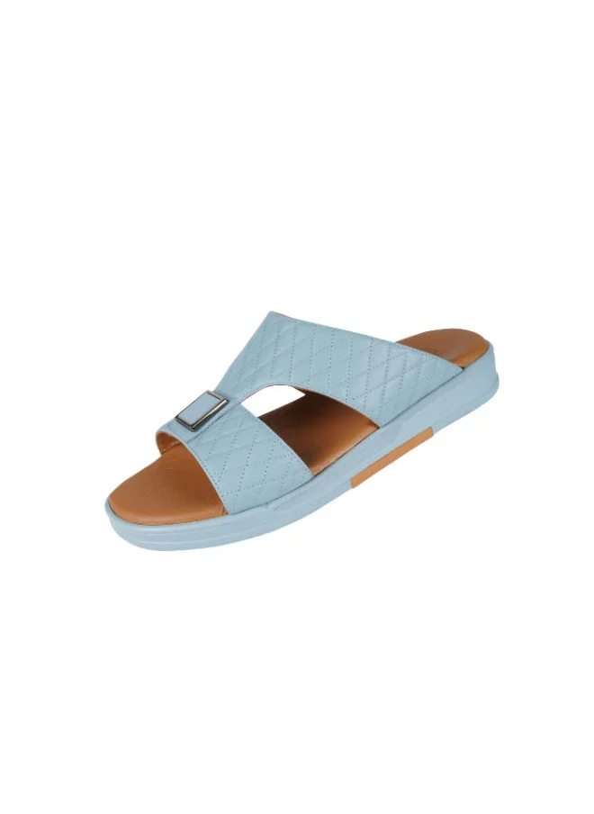 barjeel uno Barjeel Uno Mens Arabic Sandals MSA-120 Light Blue