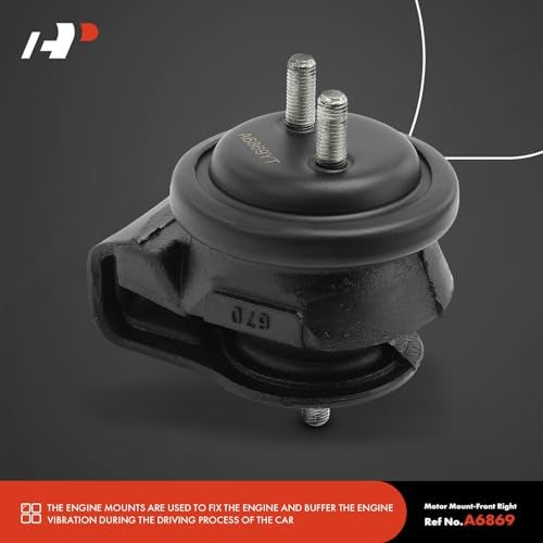 A-Premium مجموعة مثبت محرك أمامي يسار ويمين A-Premium متوافقة مع سوزوكي جراند فيتارا 2006 2007 2008، 2.7 لتر، مجموعة 2-PC، استبدال# 1161066J00، 1161066J01 - Image 5