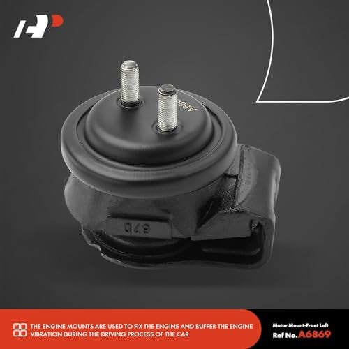 A-Premium مجموعة مثبت محرك أمامي يسار ويمين A-Premium متوافقة مع سوزوكي جراند فيتارا 2006 2007 2008، 2.7 لتر، مجموعة 2-PC، استبدال# 1161066J00، 1161066J01 - Image 4