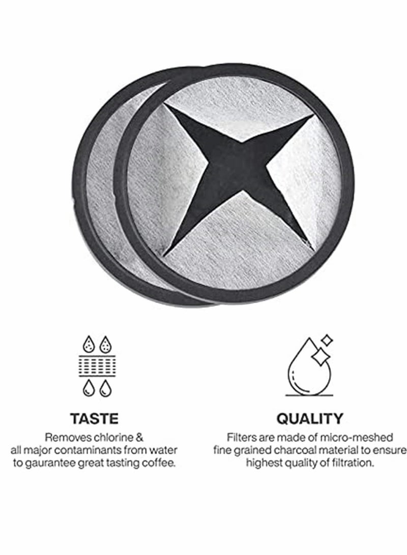 KASTWAVE 12-Pack Replacement Charcoal Water Filter Discs for Mr. Coffee Brewers Coffee Machines - Image 3
