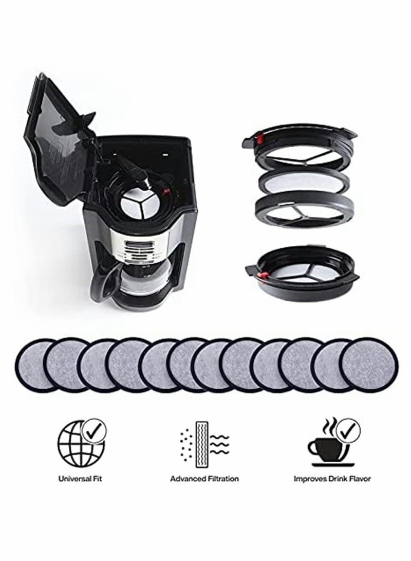 KASTWAVE 12-Pack Replacement Charcoal Water Filter Discs for Mr. Coffee Brewers Coffee Machines - Image 5