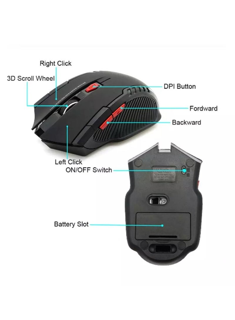 AROAQ Wireless Mouse Gaming MOUSE  Gaming Mouse For Laptop Computer - Image 4