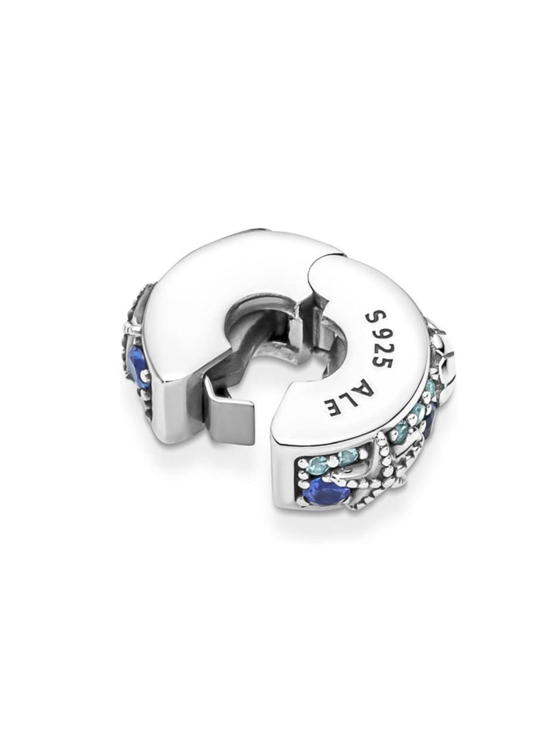 Pandoraplanet - Jewelry Zirconia Dangle Charm in Sterling Silver DIY Charms Jewelry Gift for Women Girls - Image 1
