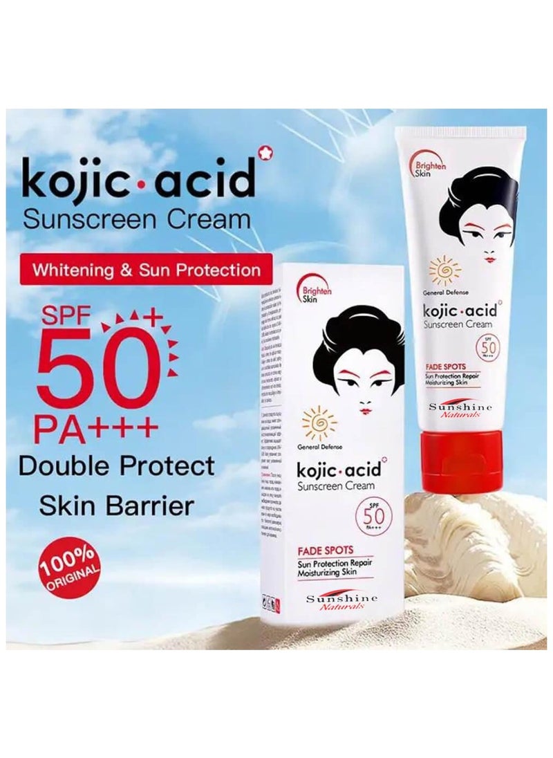 كريم واقي من الشمس بحمض الكوجيك SPF 50