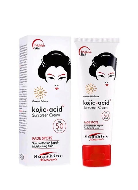 كريم واقي من الشمس بحمض الكوجيك SPF 50