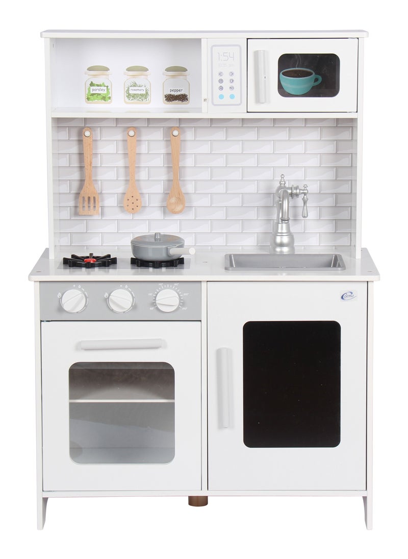 Generic - High Quality Modular Wooden Kitchen Fun Toy for Kids 85x60cm - Image 1