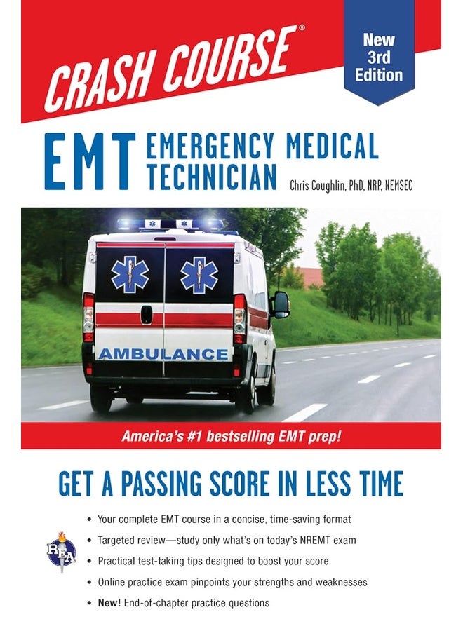 EMT (Emergency Medical Technician) Crash Course with Online Practice Test, 3rd Edition: Get a Passing Score in Less Time - Image 1