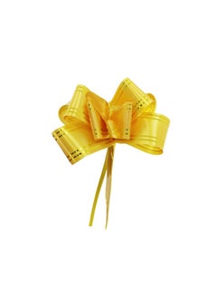 PARTY FUN Pull Bows for Gift Wrapping Ribbon 520x30mm, 10 Pcs Mix Color Set for Effortlessly Elegant Presents  - Image 1