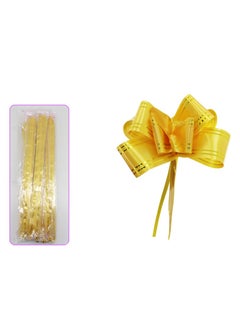 PARTY FUN Pull Bows for Gift Wrapping Ribbon 520x30mm, 10 Pcs Mix Color Set for Effortlessly Elegant Presents  - Image 3