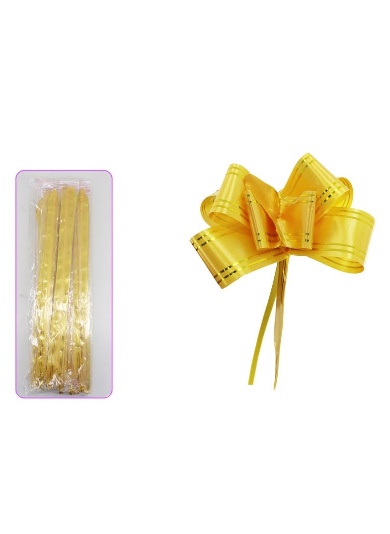 PARTY FUN Pull Bows for Gift Wrapping Ribbon 520x30mm, 10 Pcs Mix Color Set for Effortlessly Elegant Presents  - Image 3