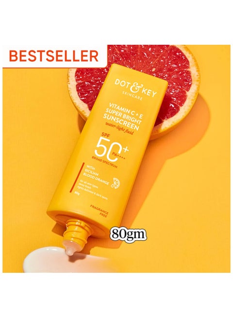 Vitamin C + E Sunscreen, SPF 50+ PA++++
