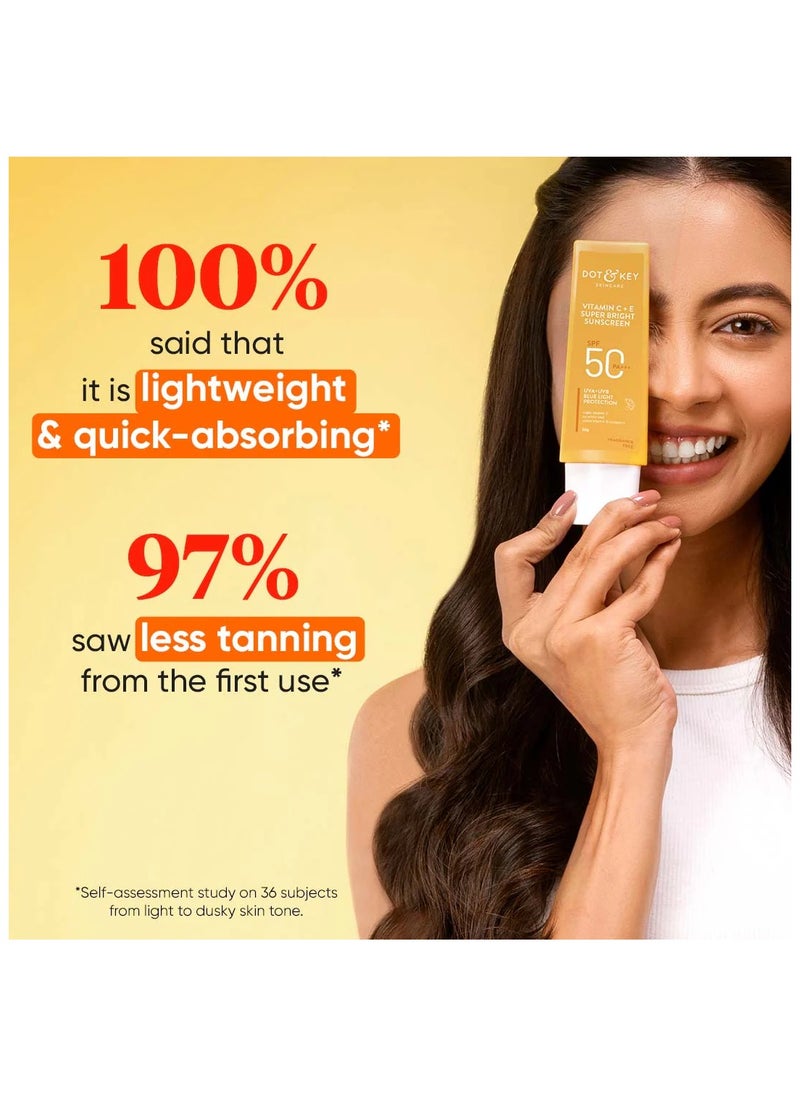 Dot & Key Vitamin C + E Sunscreen, SPF 50+ PA++++  - Image 5