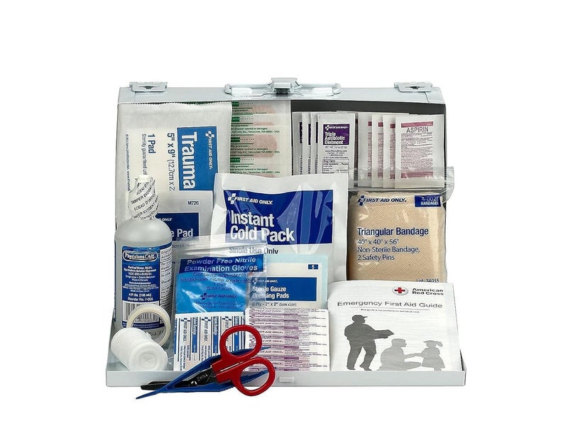 First Aid Only 224UFAO مجموعة الإسعافات الأولية الطارئة لـ 25 شخص لمواقع تجديد المنازل ومركبات البناء 106 قطعة - Image 4