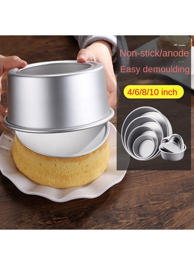 Bluejw A947 Chiffon Cake Mold Household Anode Live Bottom Non-stick Baking Abrasive Tools 4 Inch 6 Inch 8 Inch Round Square  - Image 4