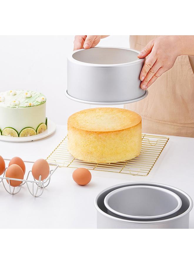 Bluejw A947 Chiffon Cake Mold Household Anode Live Bottom Non-stick Baking Abrasive Tools 4 Inch 6 Inch 8 Inch Round Square  - Image 2
