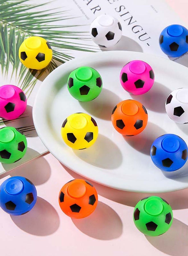 30 قطعة من هدايا حفلات كرة القدم للأطفال من سن 3 إلى 12 عامًا، كرات أصابع كرة قدم دوارة، أكياس هدايا صغيرة لتخفيف التوتر على شكل كرة قدم، هدايا حفلات كرة القدم للأطفال والمراهقين والبالغين - Image 2