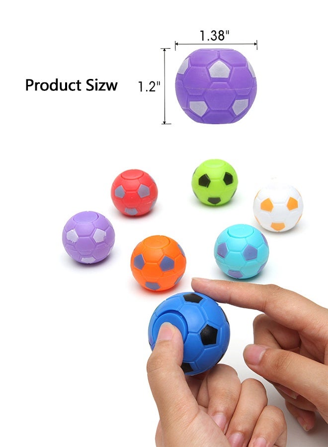 30 قطعة من هدايا حفلات كرة القدم للأطفال من سن 3 إلى 12 عامًا، كرات أصابع كرة قدم دوارة، أكياس هدايا صغيرة لتخفيف التوتر على شكل كرة قدم، هدايا حفلات كرة القدم للأطفال والمراهقين والبالغين - Image 4