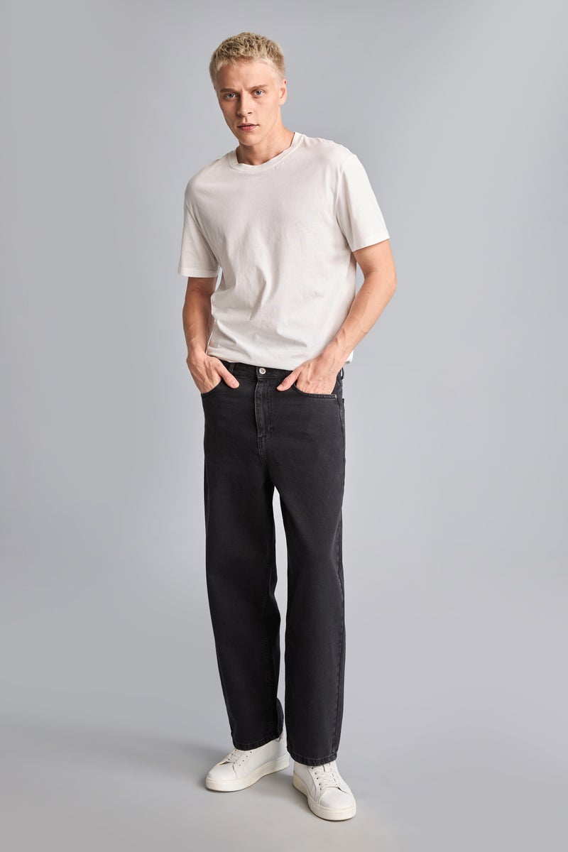DeFacto Black Man Trousers Casual - Image 2