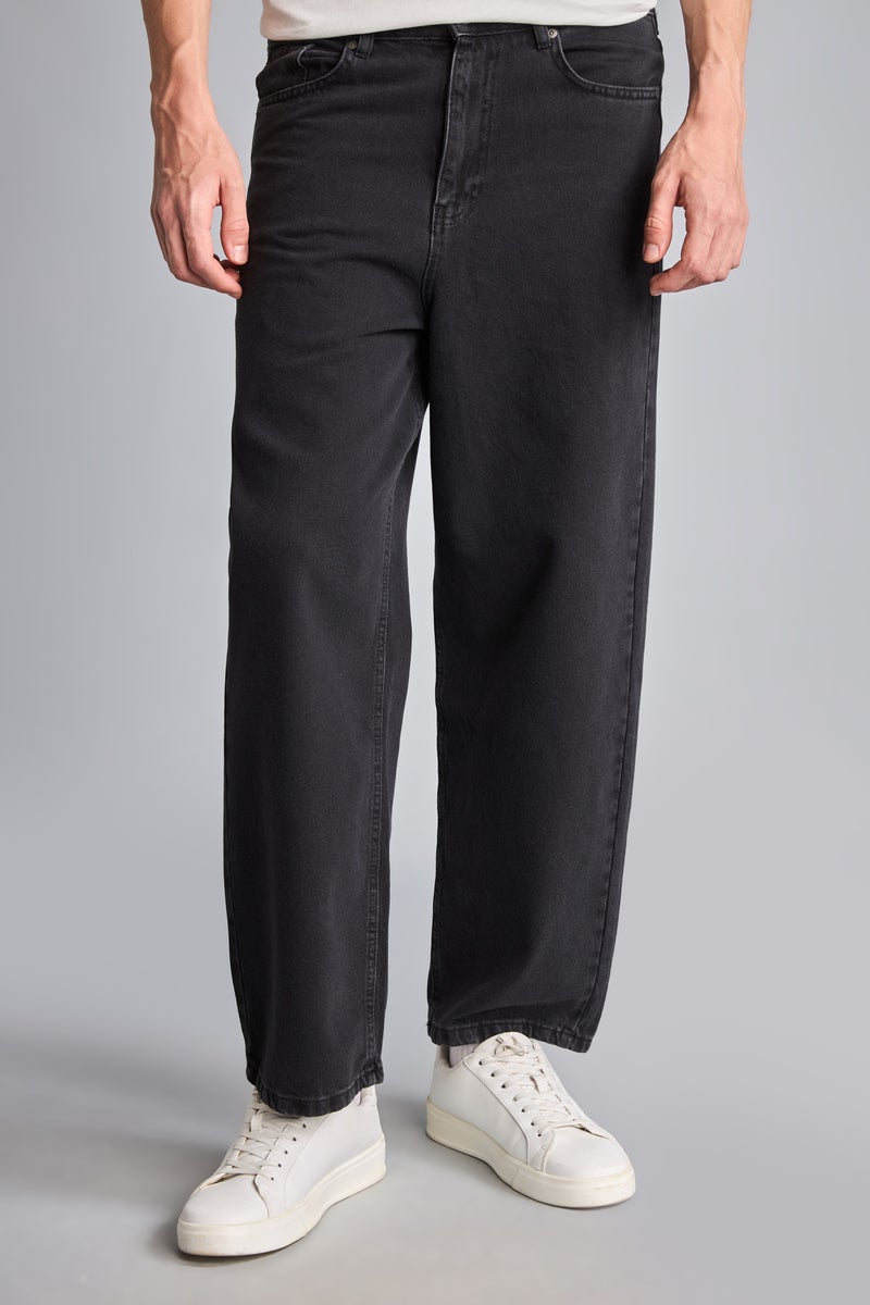 DeFacto Black Man Trousers Casual - Image 3