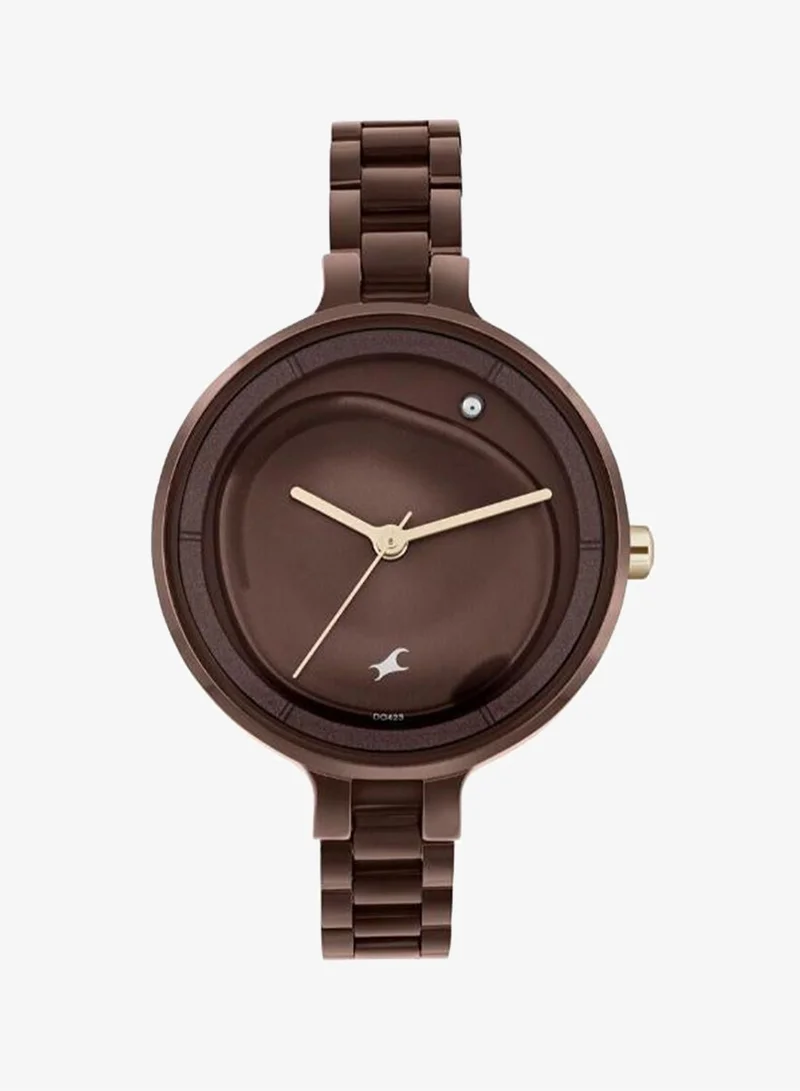 fastrack Women's Stainless Steel Analog Watch 6306KM02 - 34 mm