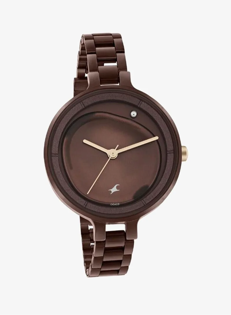 fastrack Women's Stainless Steel Analog Watch 6306KM02 - 34 mm