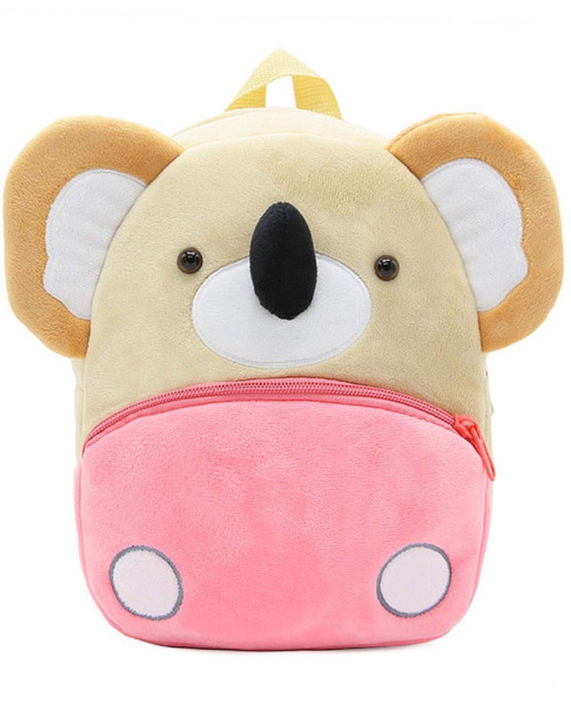 blue tree Kids School Bag Soft Plush Backpack Cartoon Bags Mini Travel Bag for for Girls Boys Toddler Baby Elephant & Koala - Image 3