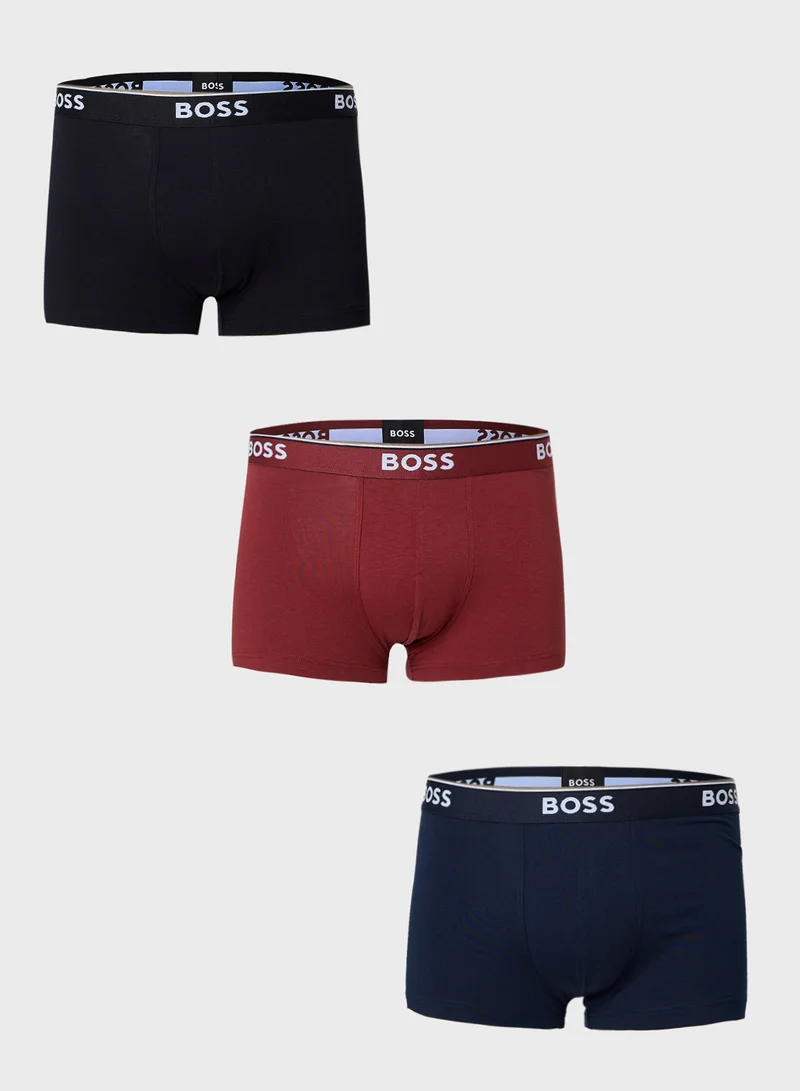 بوس 3 Pack Logo Band Boxer