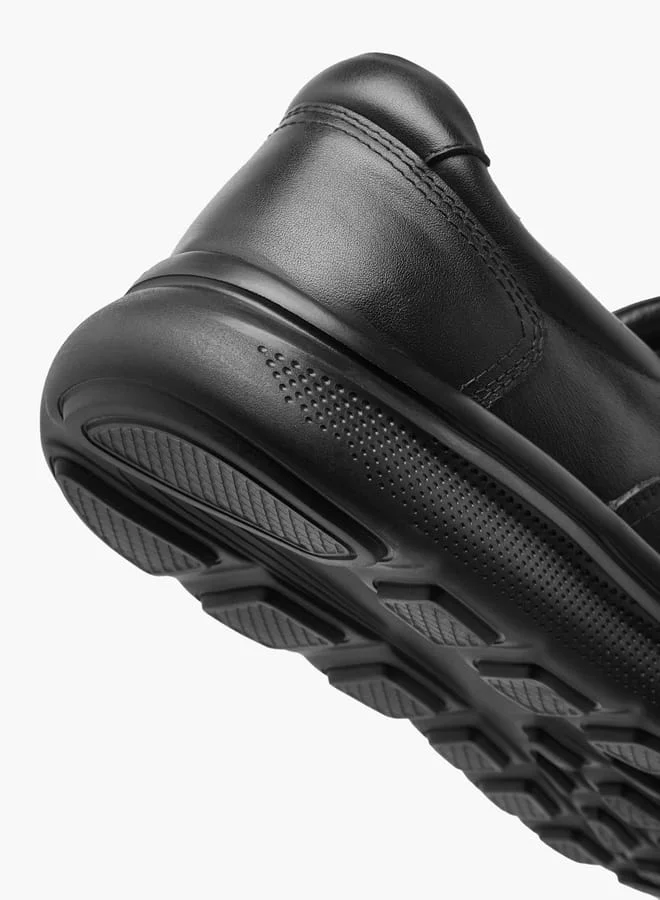 لو كونفورت Men Solid Slip-On Loafers