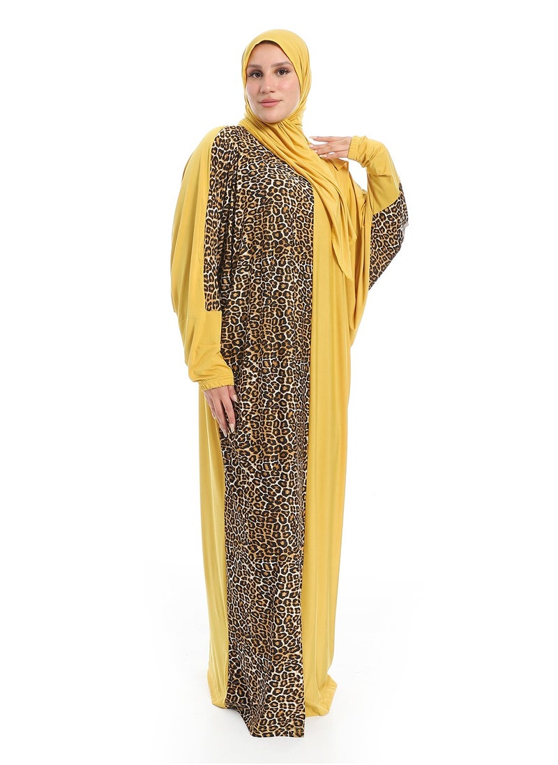 سيزار اسدال صلاة حريمي مزود بنقش تايجر  - Image 3