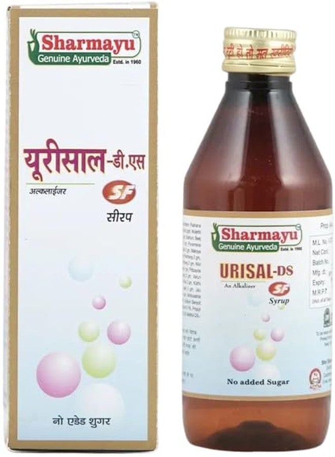 Sharmayu Urisal-DS SF Syrup | Ayurvedic Alkalizer for Urinary Health | Sugar-Free Formula | 200ml | Supports Kidney Function & Detox | Genuine Ayurveda