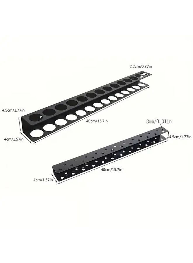 Heavy Duty Metal Wall Mounted Screwdriver Rack Tool Storage Organizer For Garage Workshop - Image 4
