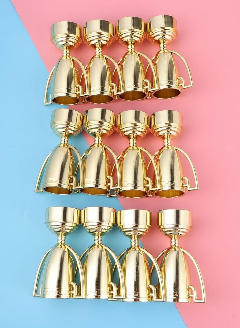 KASTWAVE Cup Trophy Plastic Trophies for Children Competitions Awards(12pcs Gold) - Image 3