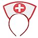 BinaryABC Nurse Hat Headband with Red CrossHalloween Party Supplies - Image 4