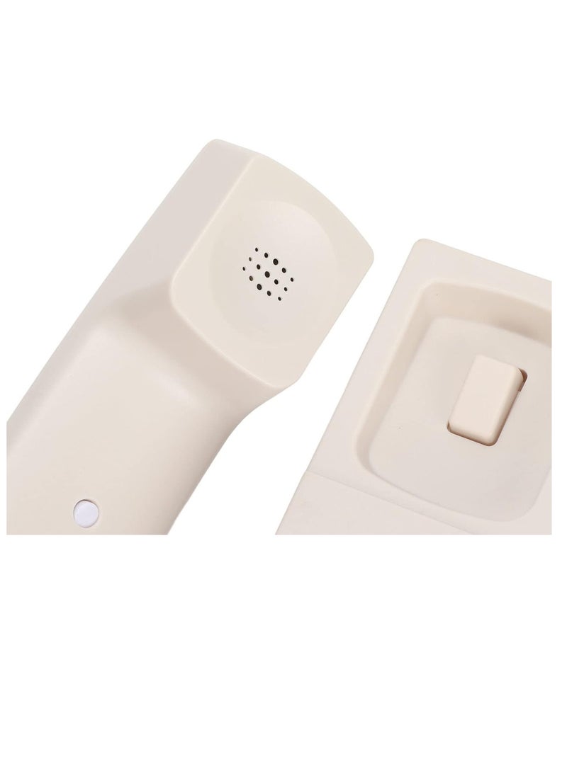 Microplus - Large Button Corded Telephone, Wired Home Desktop Landline Phone with Caller ID, Handsfree Speakerphone, LED Screen,Fast Dial White PS-4728 - Image 1