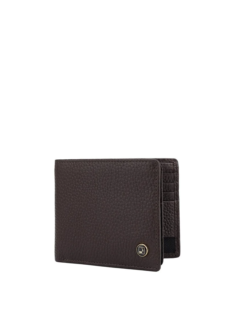 Da Milano Genuine Leather Brown Mens Wallet