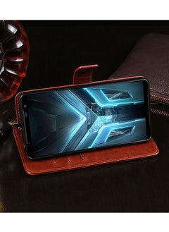 ماركة غير محددة جراب لهاتف ASUS ROG PHONE 3 غطاء جلدي عتيق  - Image 3