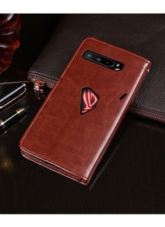 ماركة غير محددة جراب لهاتف ASUS ROG PHONE 3 غطاء جلدي عتيق  - Image 5