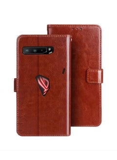 ماركة غير محددة جراب لهاتف ASUS ROG PHONE 3 غطاء جلدي عتيق  - Image 1