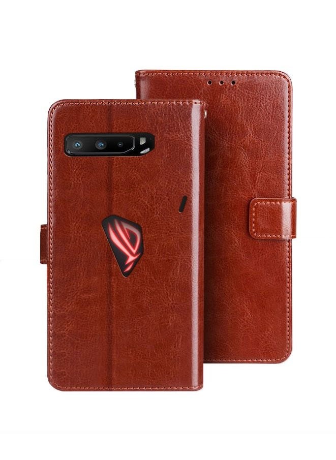 Case for ASUS ROG PHONE 3 Vintage Leather Shell Cover