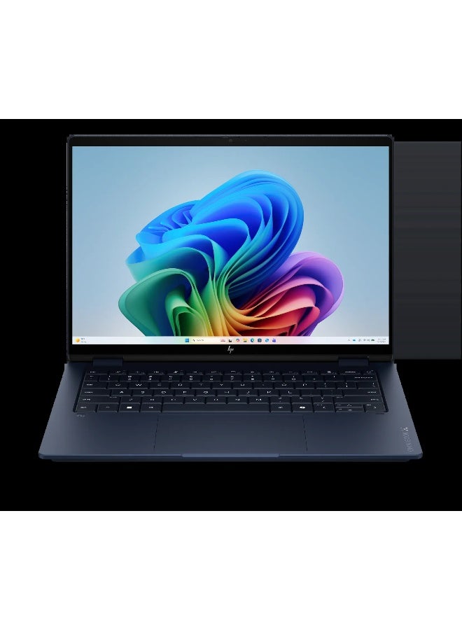 HP Omni Flip Laptop With 14-Inch 2.8K Display,Intel Core Ultra 5 325 Processor/16GB RAM/512GB SSD/Integrated  Graphics/Windows 11 Home English Atmospheric blue aluminum - Image 1